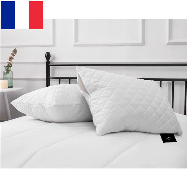 Lot de 2 Oreillers JEAN LOUIS SCHERRER 50×70 - Matelas.tn