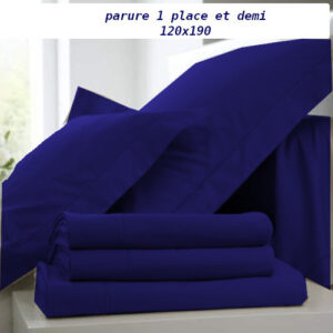 parure bleu 1 place et demi meilleur prix en Tunisie